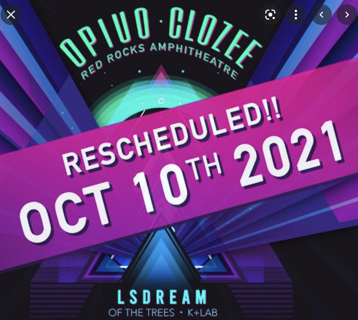 clozee opiuo oct.10 red rocks